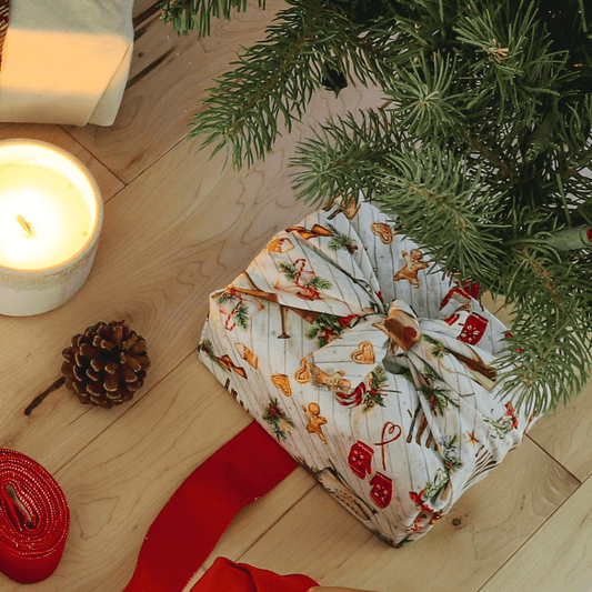 Furoshiki Reusable Gift Wrap - Soft Winter