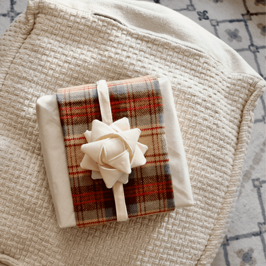 Reusable Gift Wrap Vice-Versaᴷᴵᵀ – Wool Effect Plaid