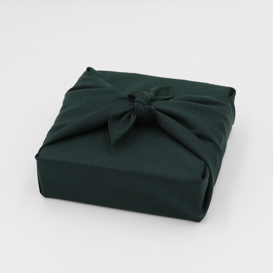 Furoshiki - Forest - Reusable gift wrap made of salvaged fabric